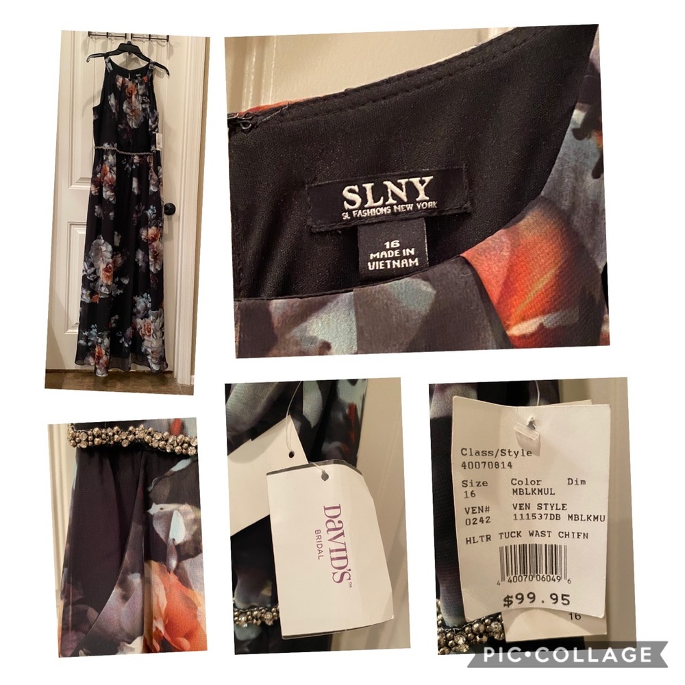 Full length halter dress